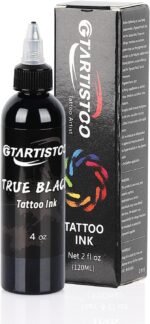 Gtartistoo true black tattoo ink 4 oz bottle