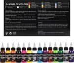 Gtartistoo Tattoo Ink 1 oz 14-Color  Set - Image 7