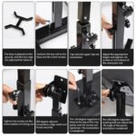 Portable Tattoo Arm rest Stand-Black - Image 9