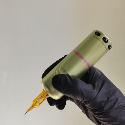 Short wireless tattoo pen machine with adjustable voltage and memory modes