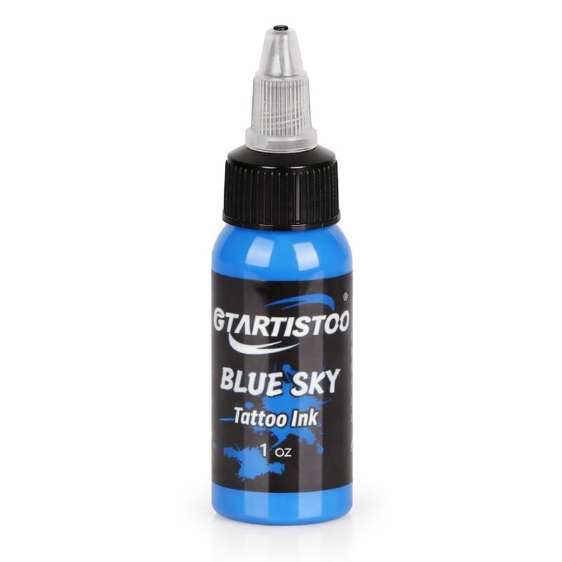 Gtartistoo Blue Sky tattoo ink 1 oz bottle