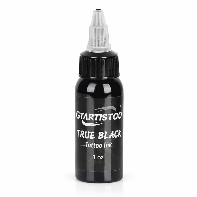 Gtartistoo True Black tattoo ink bottle