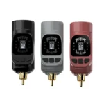 P155-RCA wireless tattoo power supply with adjustable voltage display