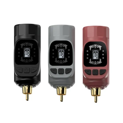 P155-RCA wireless tattoo power supply with adjustable voltage display