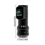 ELF wireless tattoo machine with digital display and compact pen design