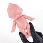 Modèle de pratique de tatouage en silicone montrant la taille et les dimensions