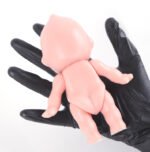 Modèle de pratique de tatouage en silicone montrant la taille et les dimensions