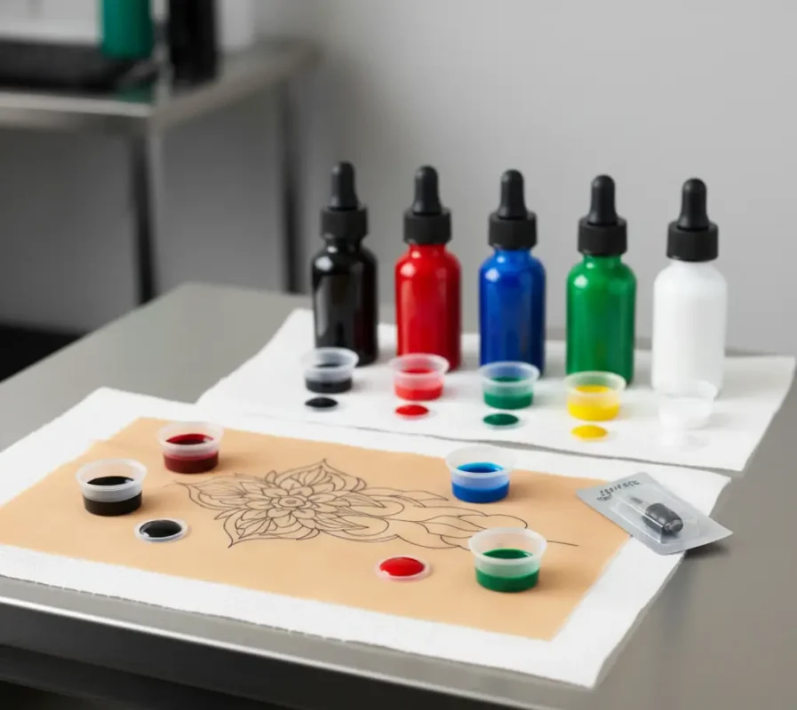 tattoo ink practice setup for beginners