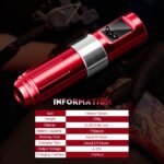 Tuffking TP-046R2 macchinetta per tatuaggi wireless con display OLED e tensione regolabile