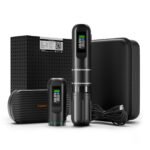 Máquina inalámbrica para tatuajes con doble batería y pedal Bluetooth