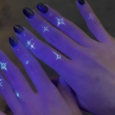The effect of gtartistoo fluorescent tattoo ink on fingers